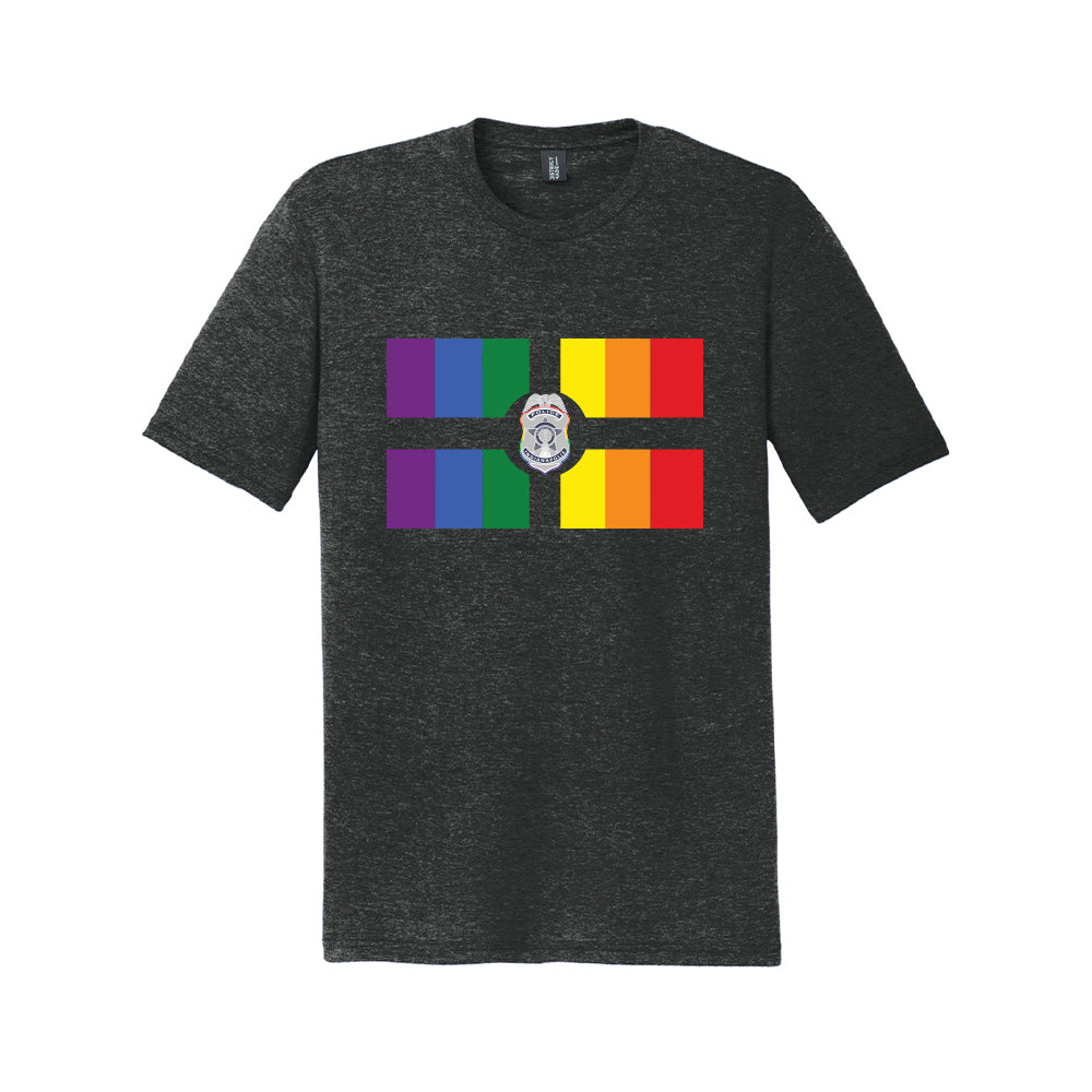 IMPD Policing with Pride 2023 Tee - Rainbow Flag