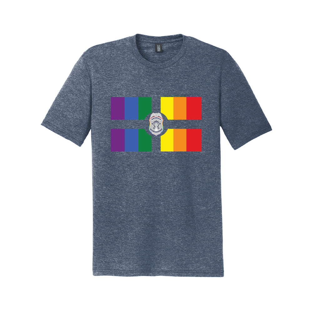 IMPD Policing with Pride 2023 Tee - Rainbow Flag