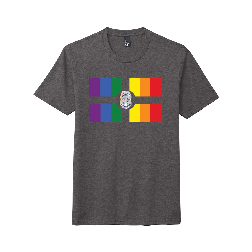 IMPD Policing with Pride 2023 Tee - Rainbow Flag