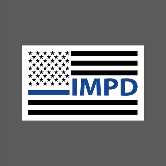 IMPD Thin Blue Line Decal